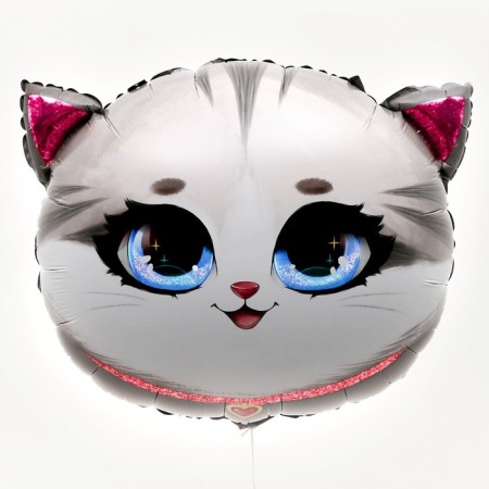 Foil ball 24 "Kotik", set of 3 pcs.-1