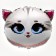 Foil ball 24 "Kotik", set of 3 pcs.