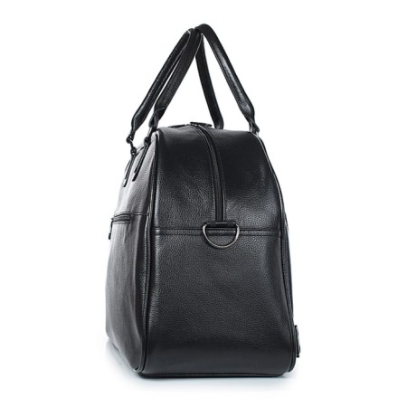 Road bag, genuine leather, 505x320x195 cm, black-3