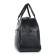 Road bag, genuine leather, 505x320x195 cm, black