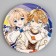 Disposable paper plate "anime", 18 cm