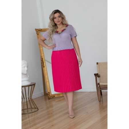 Female jumper, size 56, lilac color-5