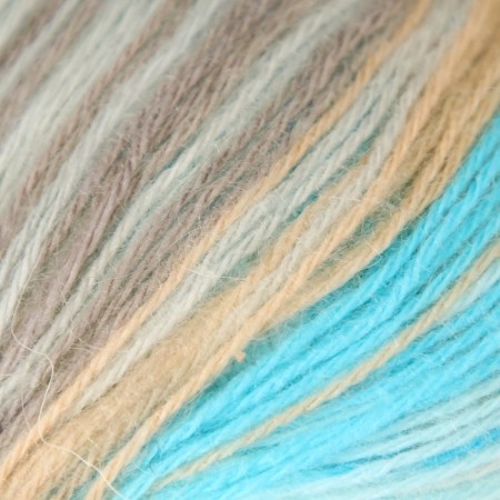 Yarn "Angora Active" 20% wool, 80% acrylic 500m/100g (852 bir-cream-white)-2