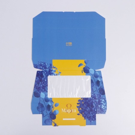Confectionery packaging, boxing boxes of "Hortensi", March 8, 20 x 12 x 4 cm-3