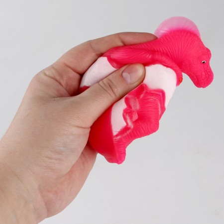 Bloody rubber hornet light "dinosaurus", MIX color, in showbox-4