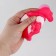 Bloody rubber hornet light "dinosaurus", MIX color, in showbox