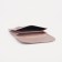 Women's wallet on the button, pink color