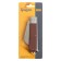 A universal folding tundra knife, a wooden handle, a curved blade, stainless steel
