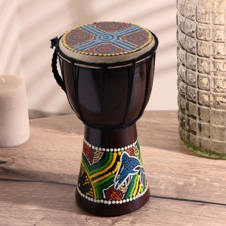 Souvenir musical instrument "Different drum -jambe" 13x13x24 cm, mix-1