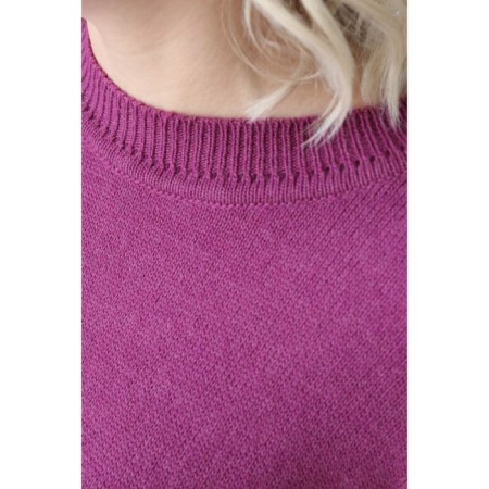 Female dress, size 56, purple color-1