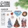 Set for the design of the New Year "Snow New Year", 10 items, 20 x 30 cm