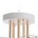 Anava chandelier 5he27 40w is white 48x48x25.5 cm Bayerlux