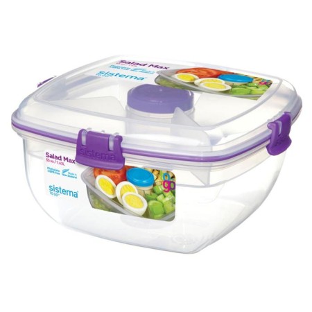 Container with dividers, 1.63 l, mix-3