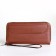 Male purse-clate on a zipper, redhead color
