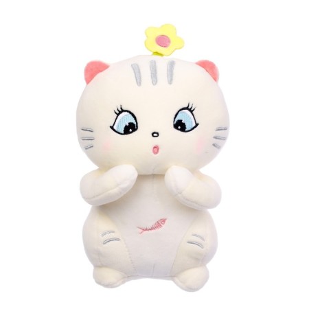 Soft toy "White cat"-4