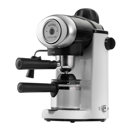 Coffee machine Galaxy Gl 0755, Rozhkova, 900 W, 0.24 l, cappucchica, white