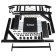 Horizontal bar “Prof” Lux, with a coup, black color