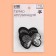 Thermal appliance "bow", with sequins, 5.2 × 4 cm, silver color