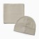 Kit (hat, snood) for a girl, olive color, size 50-52