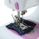 Sewing machine VLK Napoli 1400, 12 operations, 4haa/from the network, white-pink