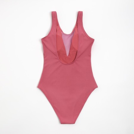 Women's swimsuit Pillow in the scar minaku plain color pink, size 48-7