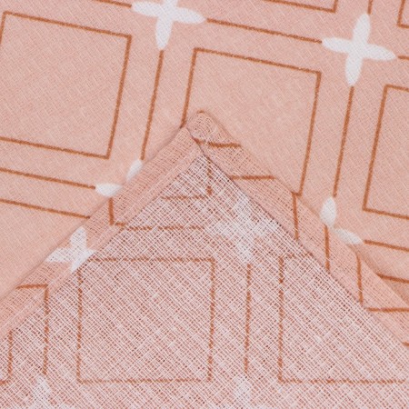 Towel 35x60cm crosses, pink, waffle, 120 g/m2, cotton 100%-3