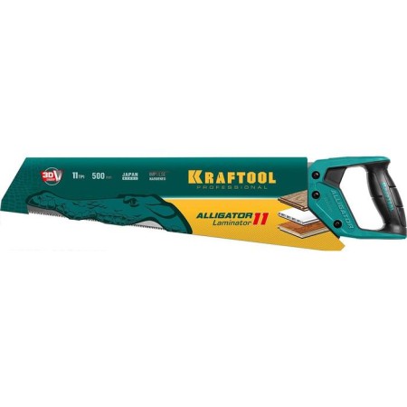 Krasuvka on the laminate Kraftool Alligator Laminator 15207, 500 mm, 11 Tpi 3D tooth-3