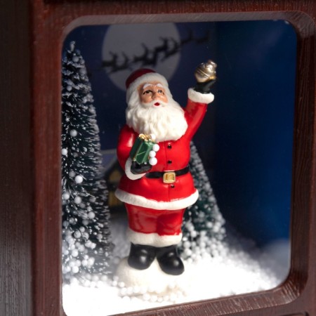LED figure "TV" 14 × 24 × 10 cm, plastic, AAX3 batteries (not complete), USB, glow white-2