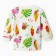 Nursery blouse, white/flamingos color, height 62 cm