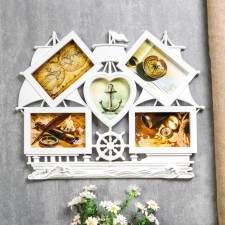 Photo frame Plastic in 5 photos 10x15, 12x12 cm 