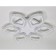LED ceiling LED with Ambrella Light, Original, Fa4503, 6xLED, 90 W, 6750LUM, 3000-6400K, white color.