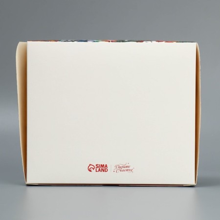 Box for confectionery "New Year's botanist", 17 x 20 x 6 cm, New Year-5