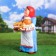 Garden figure "Grandma" bread and salt! "53x23x32cm