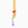 Hair decoration, spiral "for the most charming" 22 cm