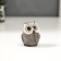 Souvenir Polystone "Owl with golden eyes" MIX 5.5x4.5x3 cm