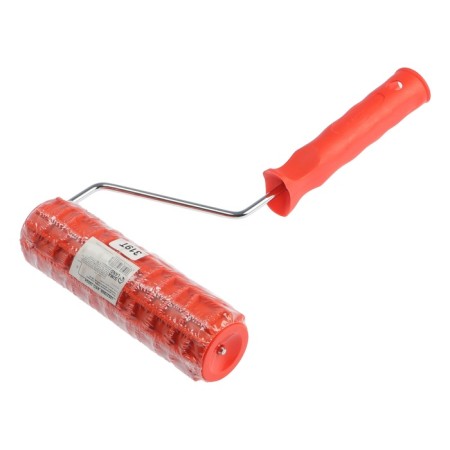 Decorative tundra roller, rubber, "crocodile", handle d = 6 mm, 180 mm-8