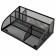 Brauberg-organizer stand Germanium, 5 sections, 255x180x105 mm, metal, black 237973