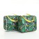 Cosmetic bag with lightning, mint color
