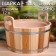 Gang made of linden, 12 l, plastic insert, thermo