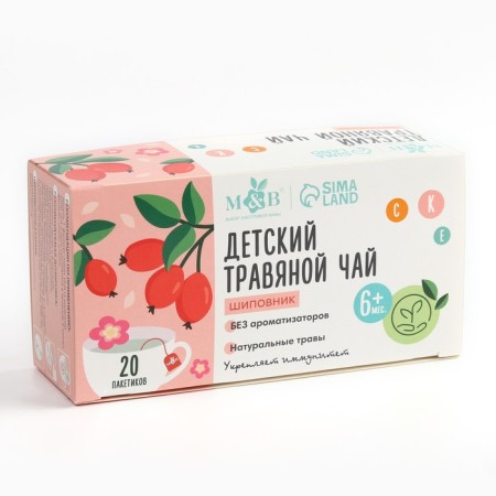 Children's herbal tea m & b, rosehip, 6+ months, 20 p-8