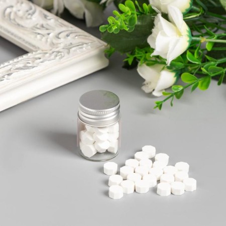 Surgut in granules in the jar "octagonal" white cloud 9 g 4.5x3x3 cm-2