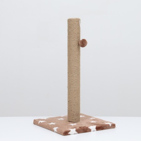 Clamp "Police" on a stand, 54 x 31 cm, jute, mix of flowers