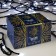 Garland “thread” 10 m, IP44, UMS, dark thread, 100 LED, white glow, 220 V