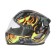 The helmet integral with two visors, size L (59-60), BLD-M67E model, black and yellow
