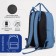Backpack-Suma, lightning department, external pocket, blue color