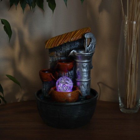 Fountain "Brick wall" 28x16 cm (with backlight)-2