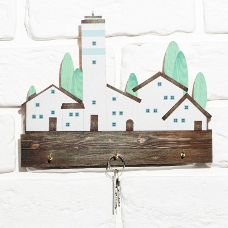 The keybox wall -mounted "houses", 22 x 17.2 cm.-2