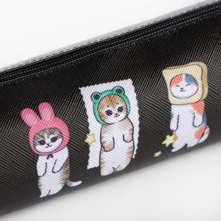 School Penalus made of artificial leather “September 1: cats”, 19 x 8 x 3 cm-1