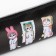 School Penalus made of artificial leather “September 1: cats”, 19 x 8 x 3 cm