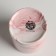 Ceramic glass with embossing, "meow", 8 x 9.5 cm